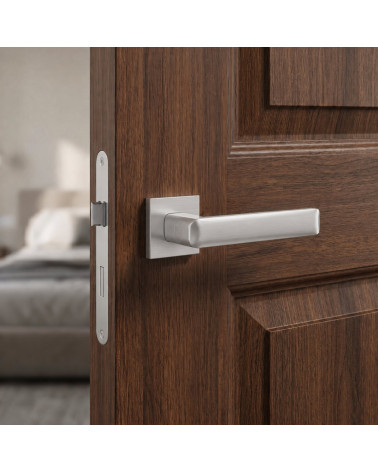 Tirador de Puerta Cromo Satinado de Encantos Hipnóticos - Modelo STELLA