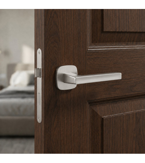 Tirador de puerta níquel satinado PEA diseño