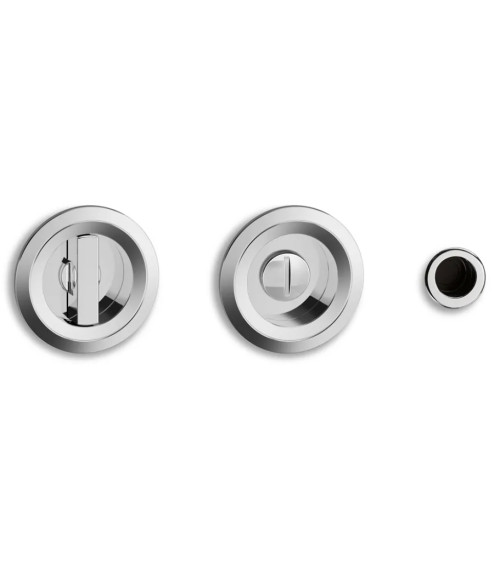 Tiradores para puerta corredera Twin cromo pulido