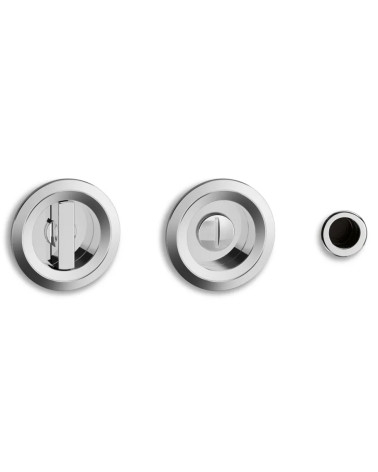 Tiradores para puerta corredera Twin cromo pulido