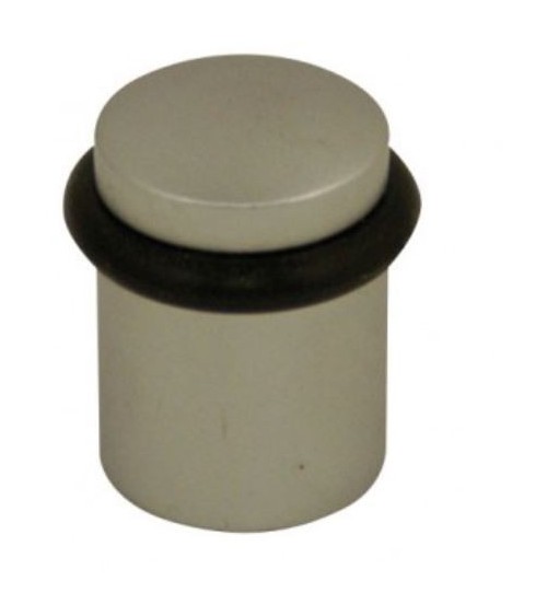 Tope de puerta níquel mate en zamak para atornillar - modelo 822 - manilla de diseño
