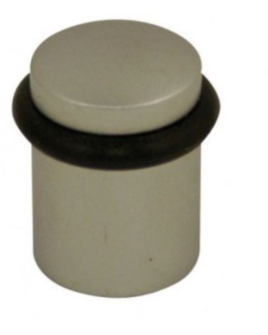 Tope de puerta cromo mate en zamak para atornillar - modelo 822 - tirador de diseño