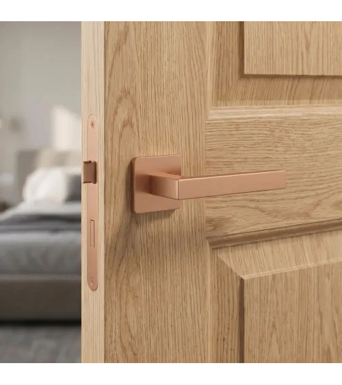 Tirador de puerta de cobre KVADRAT 1760 tirador de diseño