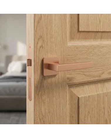 Manillas de puerta cobre KVADRAT 1760