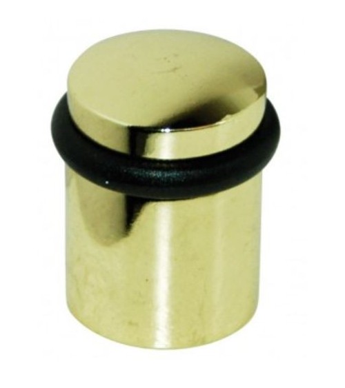 Tope de puerta oro pulido en zamak para atornillar - modelo 822 - manilla de diseño