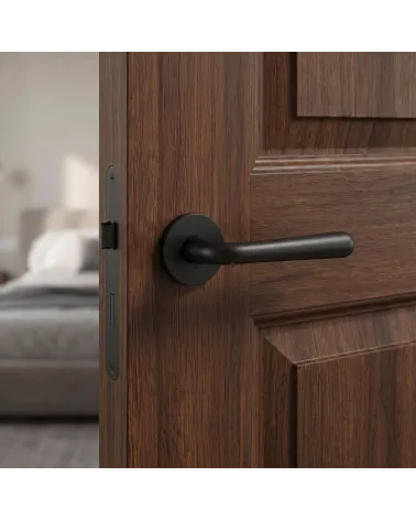 Tiradora de Puerta Negro Mate para un interior refinado - Modelo IRGA