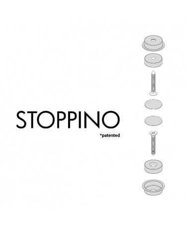 Tope de puerta magnético Verum Stoppino Open - innovación 2023 - muy discreto - manilla de diseño