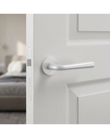 Tirador de Puerta Blanco Mate Simple y Elegante | MILLAPOIGNEES