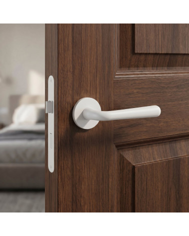 Tirador de Puerta Blanco Mate Simple y Elegante | MILLAPOIGNEES