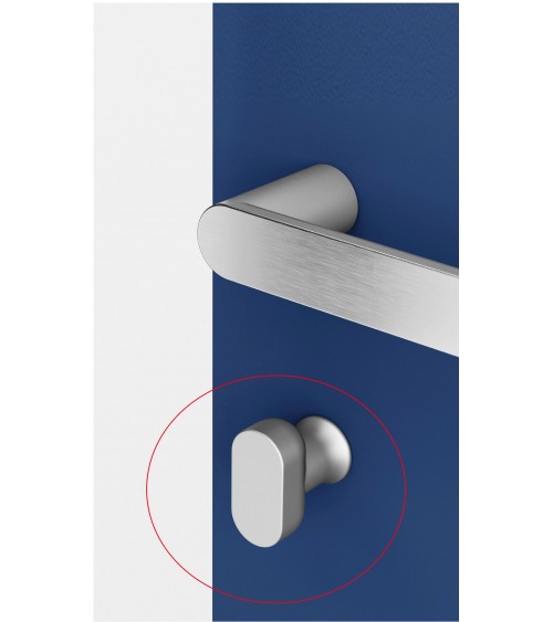 Roseta de puerta VERUM para WC (modelo Pure/Wind) - tirador de diseño