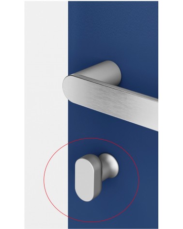 Roseta de puerta VERUM para WC (modelo Pure/Wind) - manilla de diseño