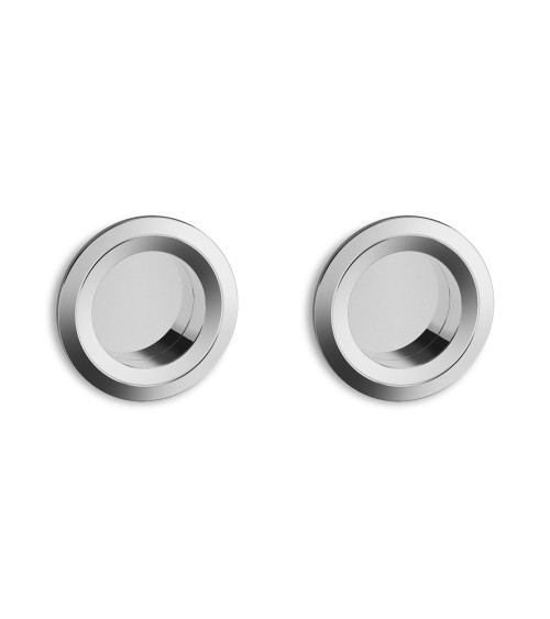 Kit de tiradores encastrados para puerta corredera Twin con cerradura