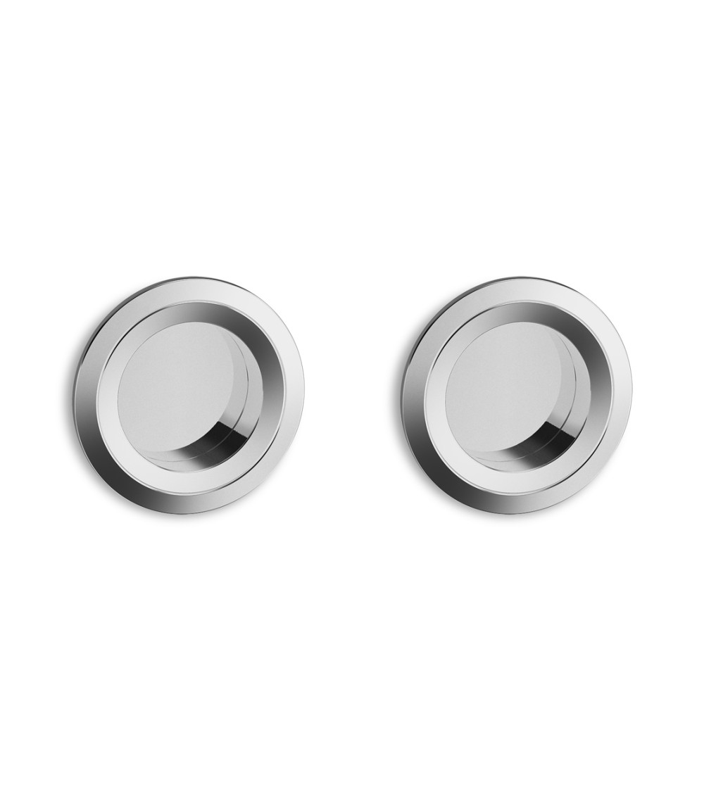 Kit de tiradores encastrados para puerta corredera Twin con cerradura
