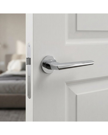 Manillas de puerta níquel satinado Mandelli Isi
