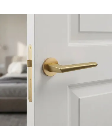 Tiradores de puerta cromo satinado Mandelli Isi
