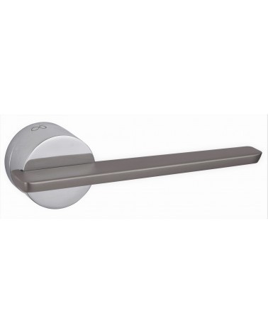 Tirador de puerta bicolor JUMELLE herraje de diseño