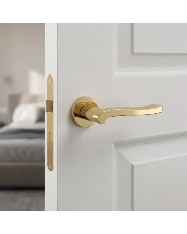 Tiradores de puerta cromo satinado Mandelli Ola