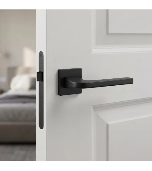Tirador de puerta negra ISMENA diseño