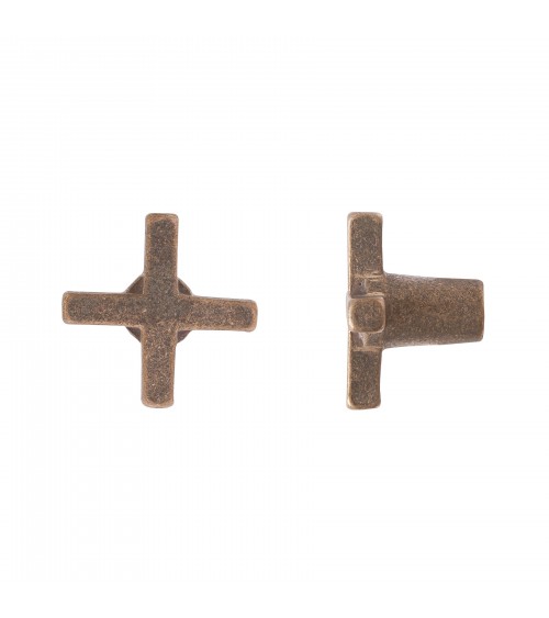 Botón de Mueble en bronce sobrio e intemporal PCRO - tirador de diseño