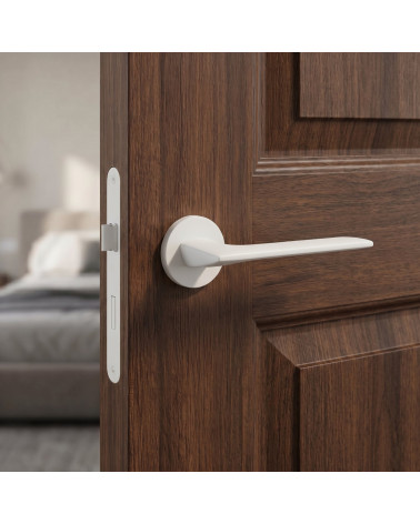 Tirador de Puerta Blanco de elegancia pura - Modelo Line GIULIA
