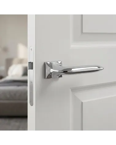 Tirador de Puerta con Placa Oculta Sofisticado - Modelo GLADIOLA