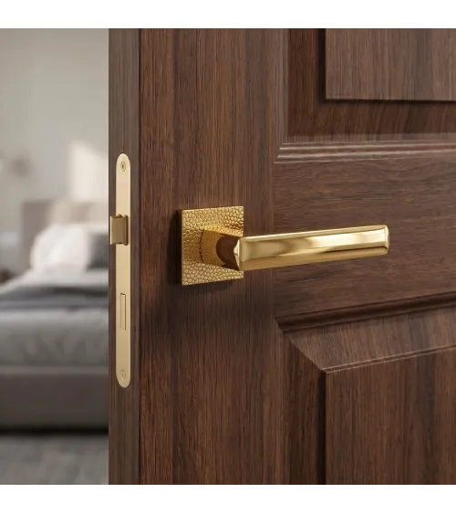Manilla de puerta texturizada 4161-T1 con estrías - manilla de diseño
