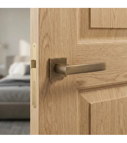 Manija de puerta pátina antigua mate TUPAI 4161-T1 diseño