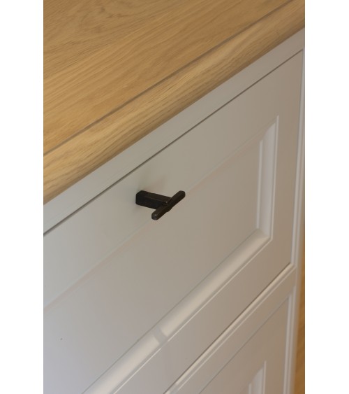 Botón de mueble geométrico en bronce PTT - tirador de diseño