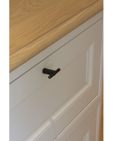Botón de mueble geométrico en bronce PTT - tirador de diseño