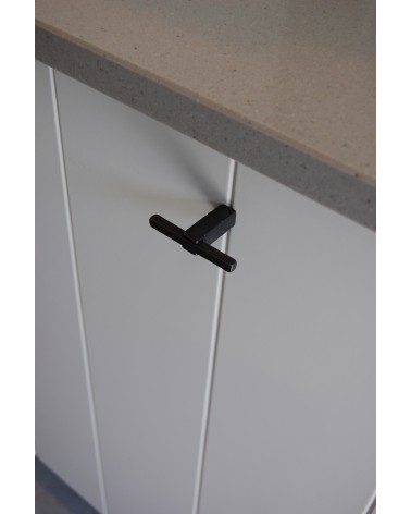 Botón de mueble geométrico en bronce PTT - tirador de diseño