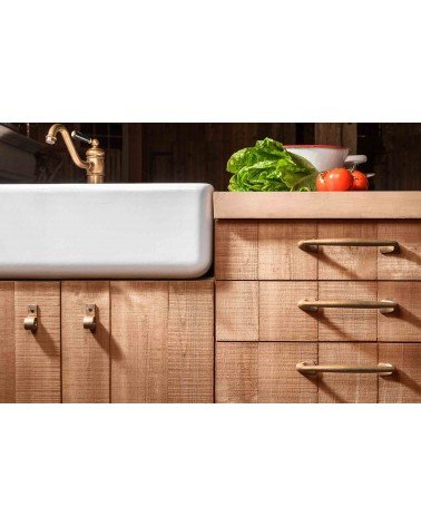 Tirador de mueble PMC en bronce - manija de diseño