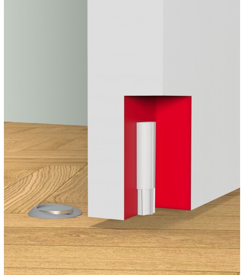 Tope de puerta Verum stoppino en una puerta