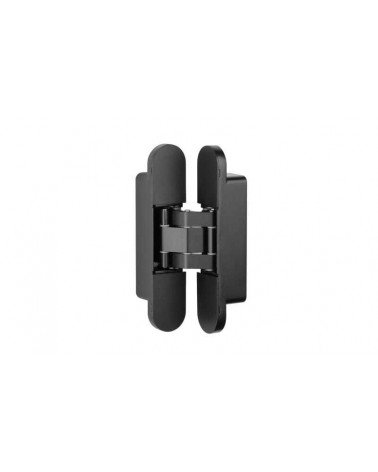 Bisagra 3D de color negro para una puerta invisible