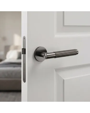 Tirador de Puerta Grafito para una decoración glamurosa - Modelo Time Slim