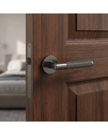 Tirador de Puerta Grafito para una decoración glamurosa - Modelo Time Slim