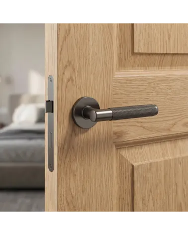Tirador de Puerta Grafito para una decoración glamurosa - Modelo Time Slim