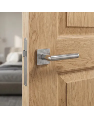 Tiradores de puerta cromo pulido brillantes TUPAI 4002-T2 - Millamanillas