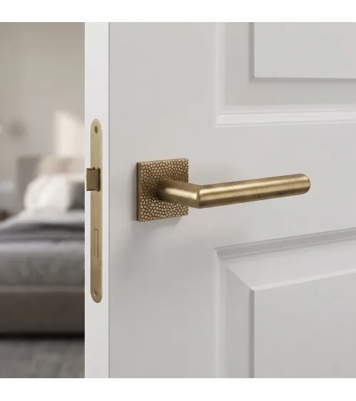 Tiradores de puerta pátina antigua mate TUPAI 4002-T1
