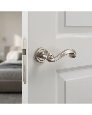 Tirador de Puerta Níquel Cepillado de encanto discreto - Modelo TUPAI 738