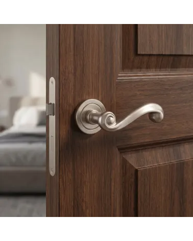 Tirador de Puerta Níquel Cepillado de encanto discreto - Modelo TUPAI 738