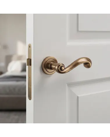 Tirador de Puerta Pátina Antiguo Mate para un interior refinado - Modelo TUPAI 739