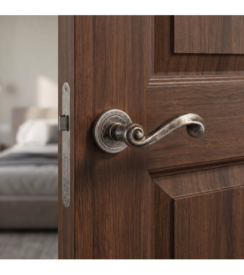 Tirador de puerta plata antiguo TUPAI 738 tirador de diseño