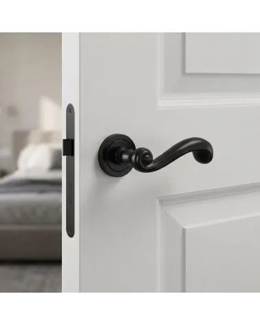 Tirador de Puerta Negro Elegante y Cautivador - Modelo TUPAI 738
