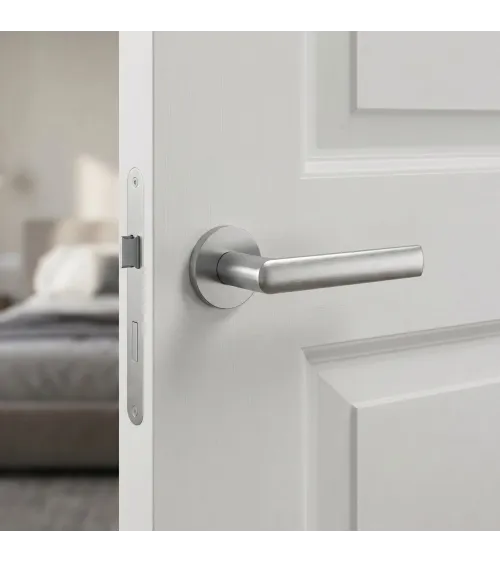 Tirador de puerta cromado satinado REWA diseño
