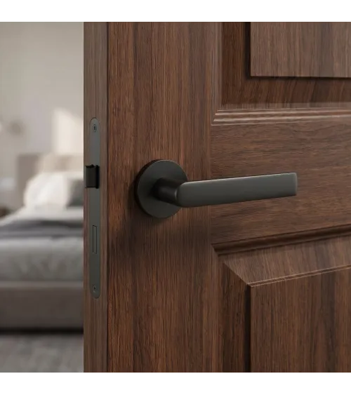 Tirador de puerta negra REWA diseño