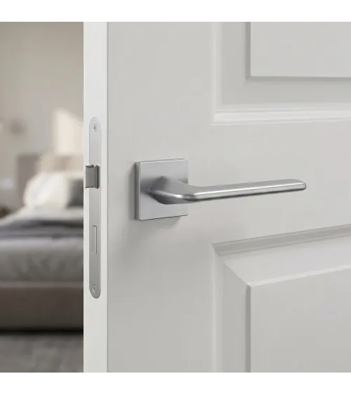 Tirador de puerta cromo satinado LILA tirador de diseño