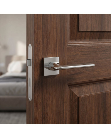 Tirador de Puerta Cromo Pulido Refinado y Brillante - Modelo LILA