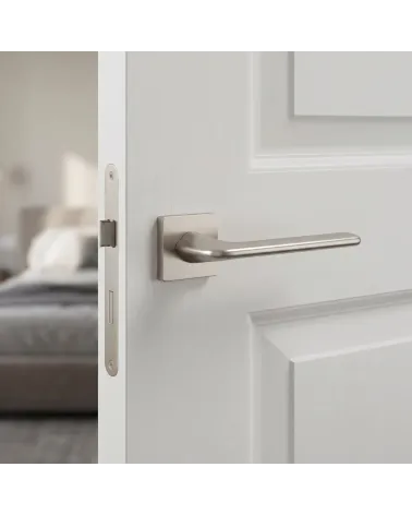 Tirador de Puerta Níquel Satinado de discreta elegancia - Modelo LILA