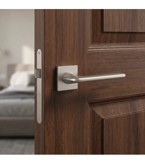 Tirador de puerta níquel satinado LILA tirador de diseño
