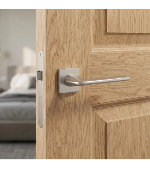 Tirador de puerta níquel satinado LILA tirador de diseño